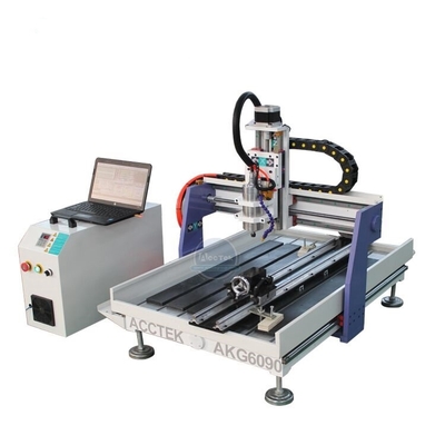 Маршрутизатор Cnc 3 осей с маршрутизатором Cnc роторной оси небольшим настольным